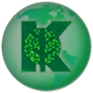 Kisalaya Herbals emblem: a green globe with a stylised K and two trees.