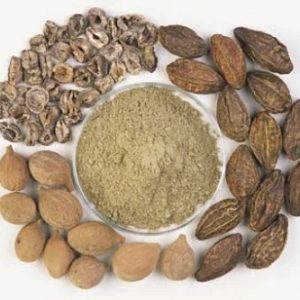 Triphala raw botanical material